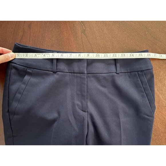 LOFT Julie Skinny Dress Pants Career Trousers in Navy Blue Size 6 - Picture 8 of 12